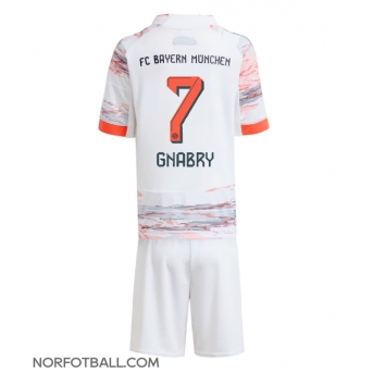 Billige Fotballdrakt Bayern Munich Serge Gnabry #7 Replika Bortedraktsett Barn 2025-26 Kortermet (med bukser)